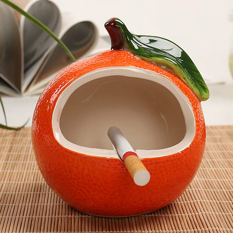 Custom-Shaped Ceramic Ashtray